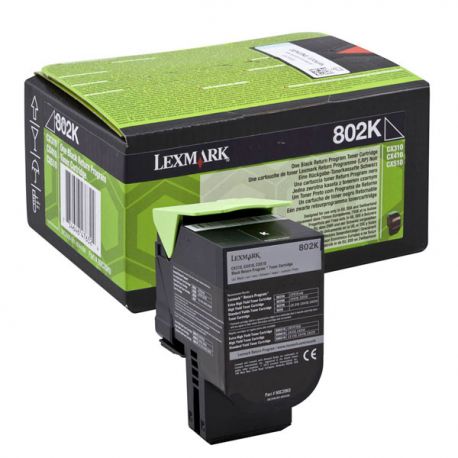 Toner Lexmark 802K nero CX-410/310 1K