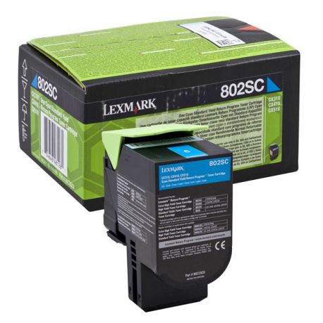 Toner Lexmark 802SC ciano CX-310/410/510 2,5K
