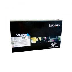 Toner Lexmark C5240CH ciano C-524 5K