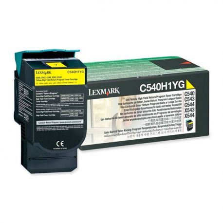 Toner Lexmark C540H1YG giallo C540 2K