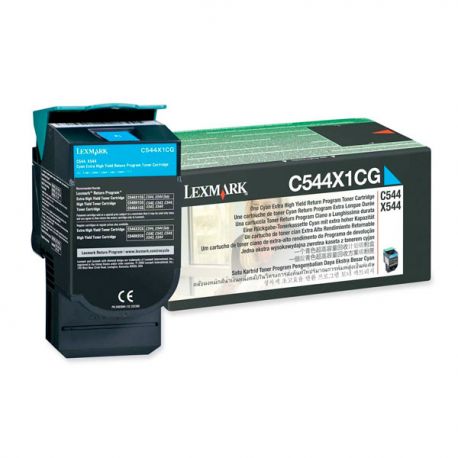 Cartuccia Lexmark C544X1CG ciano C544-X544 4K