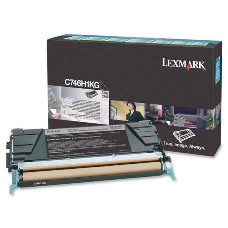 Toner Lexmark C746H1KG C746 C748 nero