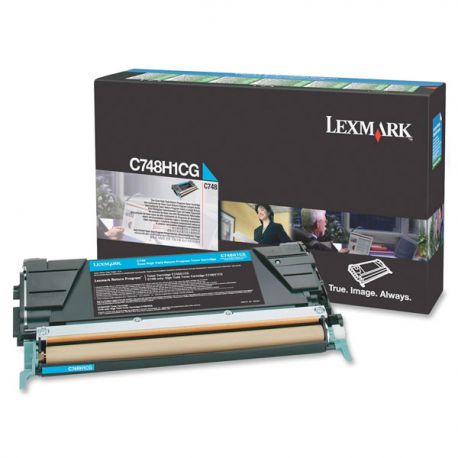 Toner Lexmark C748H1CG C748 ciano