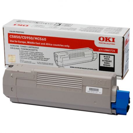 Toner OKI C-5850/5950 nero 8k