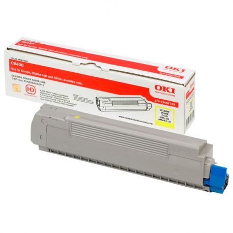 Toner OKI C-8600 giallo 6K