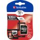 Memoria Micro SDHC 128GB + adattatore SD Verbatim