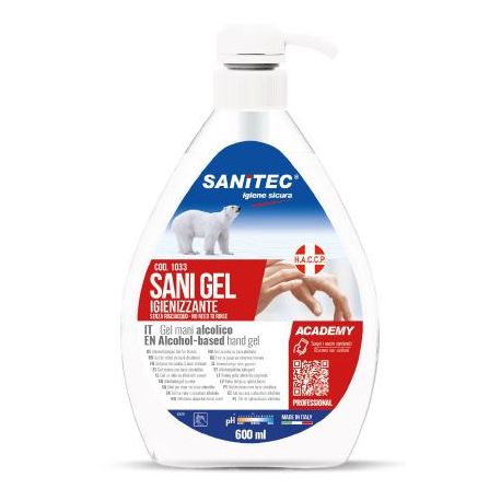 Sani Gel igienizzante mani 600ml con erogatore