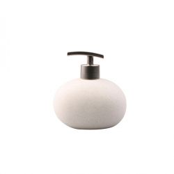 DISPENSER SAPONE LIQUIDO BIANCO LINEA STONE