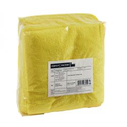 Cf 10 panni microf. 40X40cm giallo Ultrega Perfetto