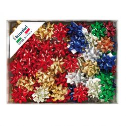 Coccarde ades. diam. 5cm cf.100pz assort.