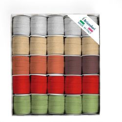 25 ROCCHE GLITTY 68245 10MMX5MT COLORI ASSORTITI