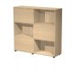 Libreria Tetris 3 ante scorr. 120x35x116h rov/rov