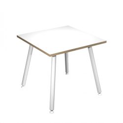 SCRIVANIA 80X80XH74,4CM BI/ BI SKINNY METAL