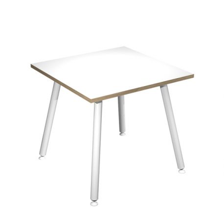 SCRIVANIA 80X80XH74,4CM BI/ BI SKINNY METAL