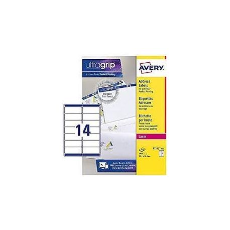 ETICHETTE ULTRAGRIP L7163-15 MM 99,1X38,1