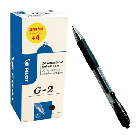 Penna Pilot G-2 scatto Value Pack 16+4 nero