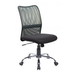 Sedia operativa rete Denver nero no bracc.