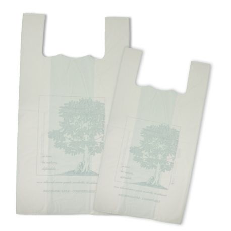 Shoppers 22X40cm 6+6cm 18my Mater-Bi cf.500pz