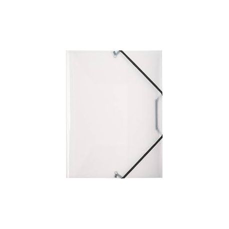 Cartella 3 lembi con elastico elastico trasparente LUMINA 22X30