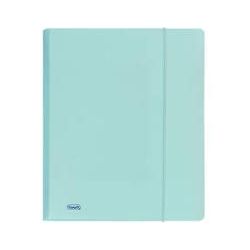 Cartelle 3 Lembi Con Elastico PStel 24X33 Celeste