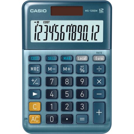 Calcolatrice da tavolo Casio MS-120EM 12c.
