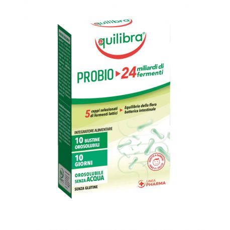 INTEGRATORE PROBIO 24M. 10 BUSTINE OROS. 25GR EQUI