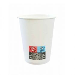 Bicchieri biodegradabili compostabili carta 350ml cf.50pz