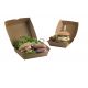 50 SCATOLE HAMBURGER KRAFT 16X16X9CM STREET FOOD