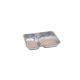 PACK 100 COPERCHI TRASP. IN PET 22,9X17,9CM CUKI