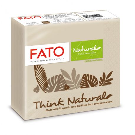 50 TOVAGLIOLI CARTA 33X33CM NATURAL STYLE FATO