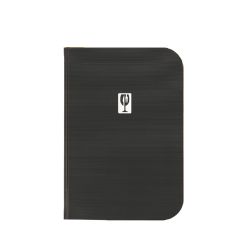 PORTA MENU' A4-31,5X24CM NERO ESSENTIAL