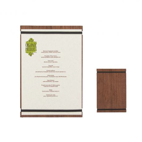 PORTAMENU TABLET LEGNO C/ELASTICI 32X22CM SECURIT