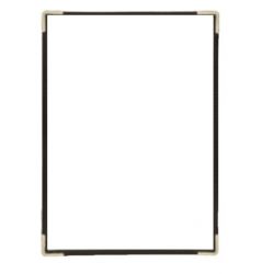 SET 3 PORTA MENU CRYSTAL BR1 SINGOLO PER 2 FOGLI A