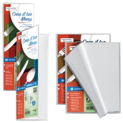 PORTA MENU L TI2 - 2BUSTE 11X30CM