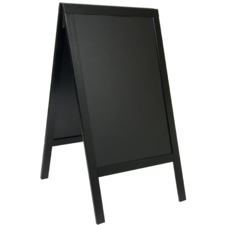 LAVAGNA NERA CAVALLETTO 545X85CM SANDWICH SECURIT