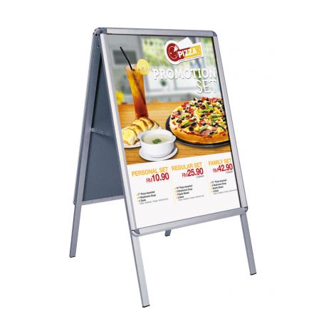 Cavalletto bifacciale 2 cornici scatto 70x100cm