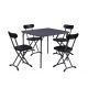SET PRANZO PIEGHEVOLE HORECA ANTRACITE SET 5 ELEM.