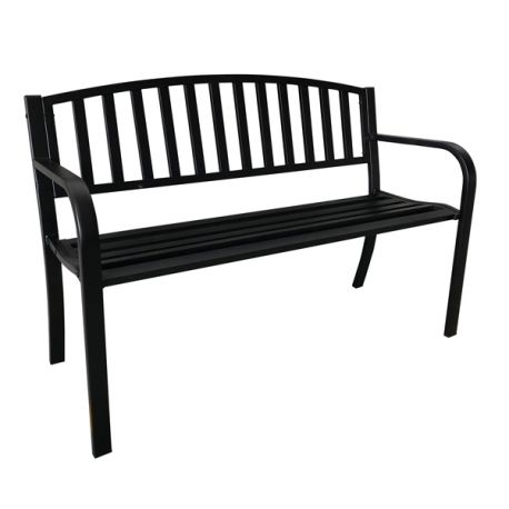 Panca giardino HOLLYWOOD 120cm acciaio verniciato