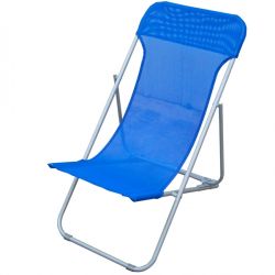 Sdraio pieghevole Beach acciaio/texilene