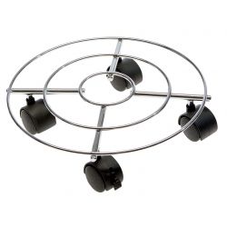 TROLLEY PORTAVASO IN ACCIAIO D. 30CM