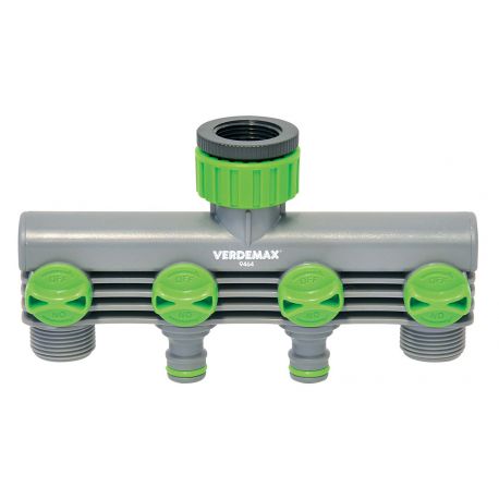 RACCORDO RUBINETTO A 4 USCITE