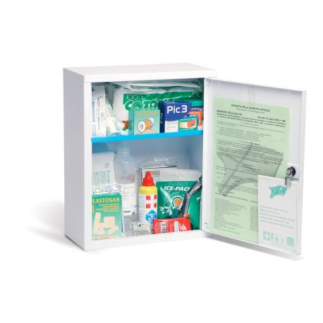Armadietto pronto soccorso metallo max 2 persone