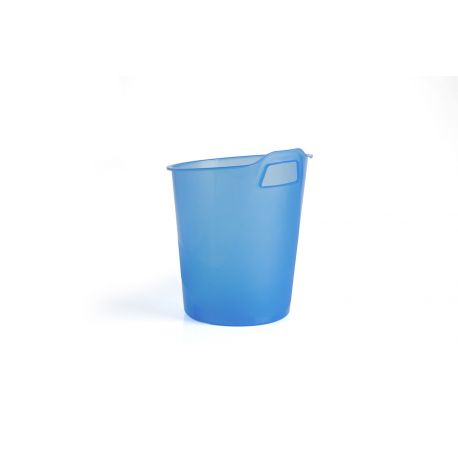 Cestino gettacarte G2D blu traslucido