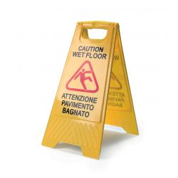 Cavalletto avviso 27x61cm "Pavimento Bagnato"
