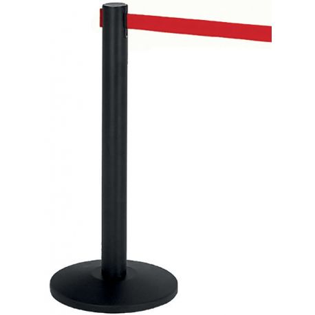 Piantana creacorsie nera nastro rosso 2m