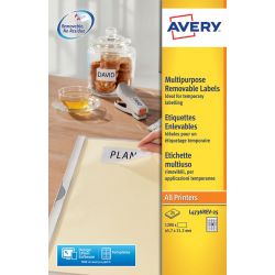 Etichette Avery L7781 45,7x25,4 40et/25fg