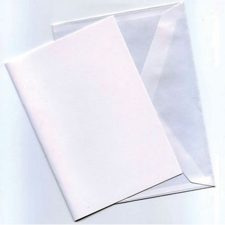 Buste con biglietti 7,5x11,2cm cf.100pz