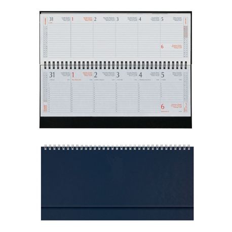 Planning settimanale con spirale 30x14cm 2026