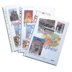 Buste in plastica perforazione universale 25X35 1244 cf.25pz LUCIDE