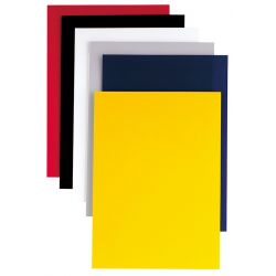 Copertine PVC coprenti A4 cf.100pz rosse